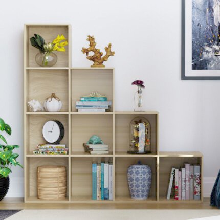 10 Cube Staircase Bookshelf