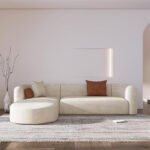 Curved Back sectional Sofa