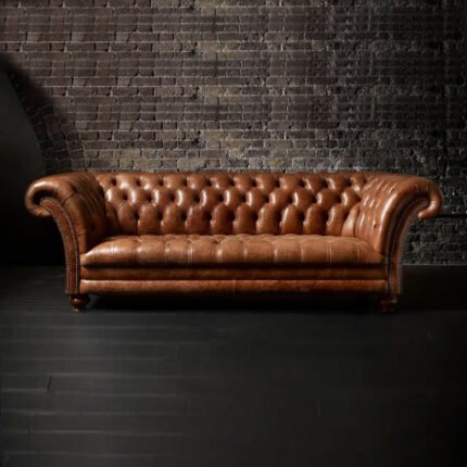 Saddle Chesterfield Sofa