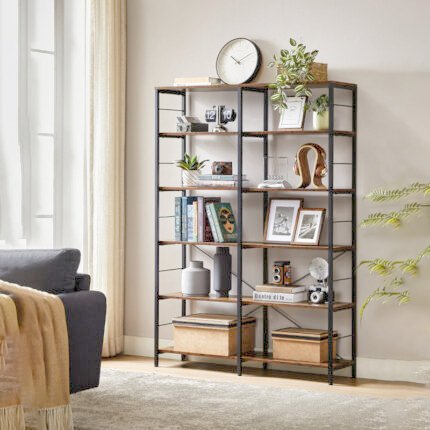 Vintage Metal Bookshelf