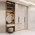 Solenne Wardrobe With Mirror